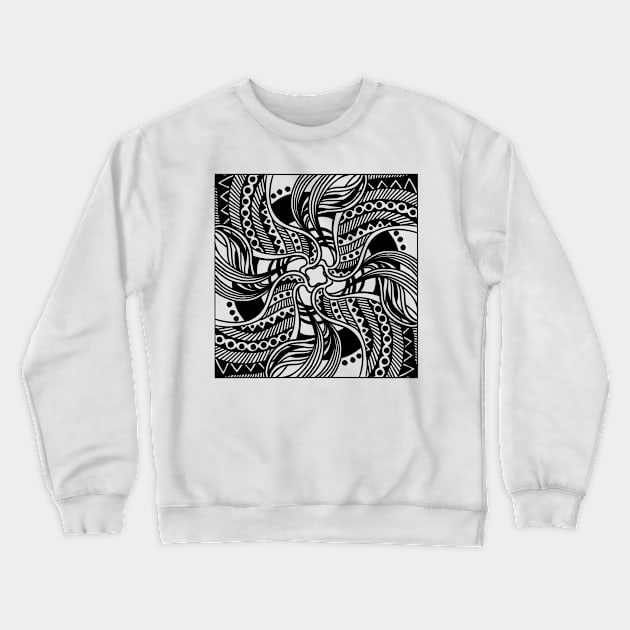 Swirls Crewneck Sweatshirt by Anabeth's